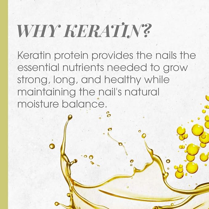 Nail Tek Nail Nutritionist, Keratin Enriched Nail Treatment Oil for Weak and Damaged Nails, 0.5 oz, 1-Pack